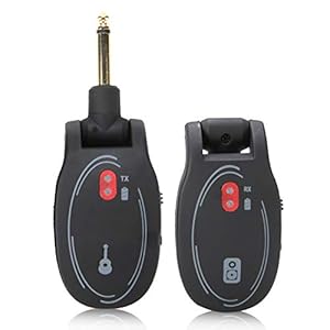 Gitaarzender, Elektrische Gitaar Ontvanger Lichtgewicht Universeel Oplaadbaar Gitaar Draadloos Systeem voor Prestaties…
