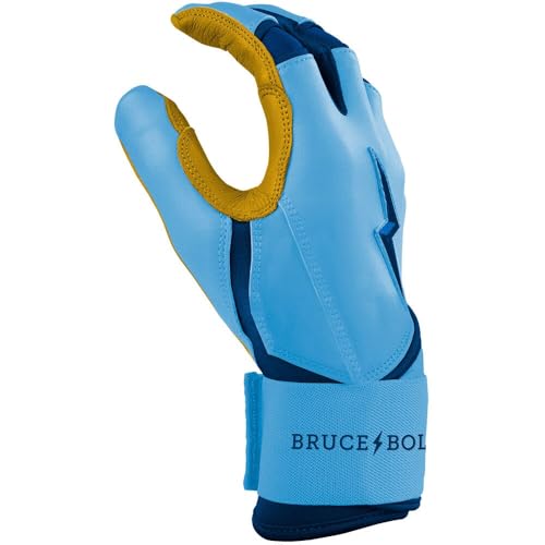 Guantes de bateo de puño largo que evitan el deslizamiento del bate 5