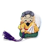 Amazon | ちりめん細工 七福神 1個 毘沙門 | 布・生地 通販