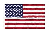 Toland Home Garden 3x5 ft American USA Polyester Flag with Brass Grommets and Double Stitched Reinforced Header