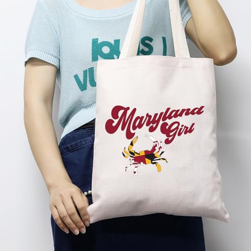 Bolso Tote Bandera Maryland Mujer miniatura 2