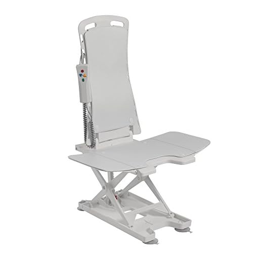 Drive Medical Bellavita Auto Bath Tub Chair Seat Lift, White