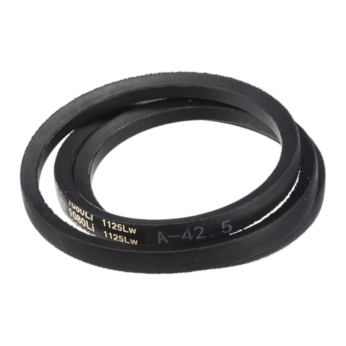 Image of Uxcell 3 Pack A42 1 /2 Classic Wrapped V-Belt, 44 inch Outside Circumference, Black, Industrial Rubber V-Belt