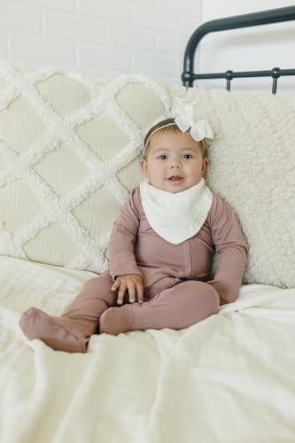 Image of Mebie Baby Muslin Quilt, Cream, 100% Cotton Blanket for Girls and Boys, Newborns, Babies, Toddlers, Soft Swaddle, 47 inchx47 inch