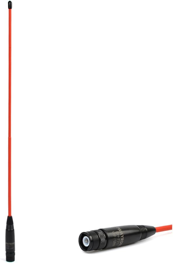 TWAYRDIO 144/430mhz VHF/UHF Two-Way Radio Antenna BNC Connector Flexible 2M/70CM Antenna for Icom IC-V8 IC-U8 Walkie Talkie : Electronics