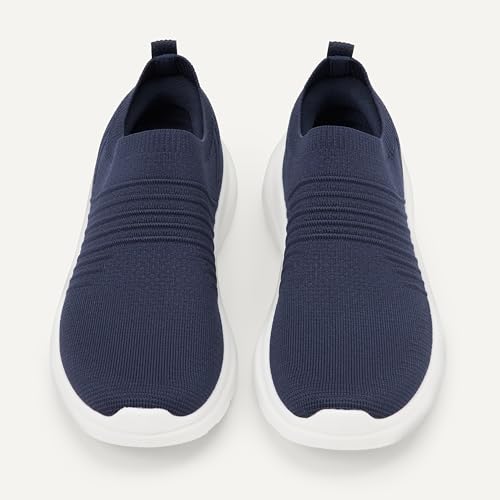 Amazon Essentials Women's Slip-On Lightweight Knit Walking Shoes, Navy, 7.5 - image 5