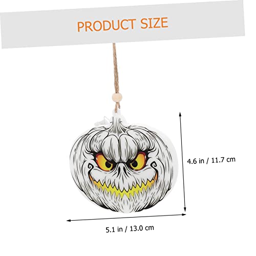 Lámpara de calabaza Halloween PRETYZOOM pack de 6 linternas colgantes de plástico 8