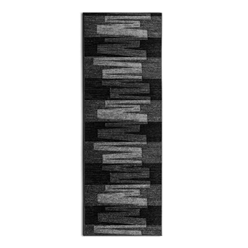 Floordirekt Teppichläufer 80 x 900 cm, Via Veneto Anthrazit – Ansicht 3