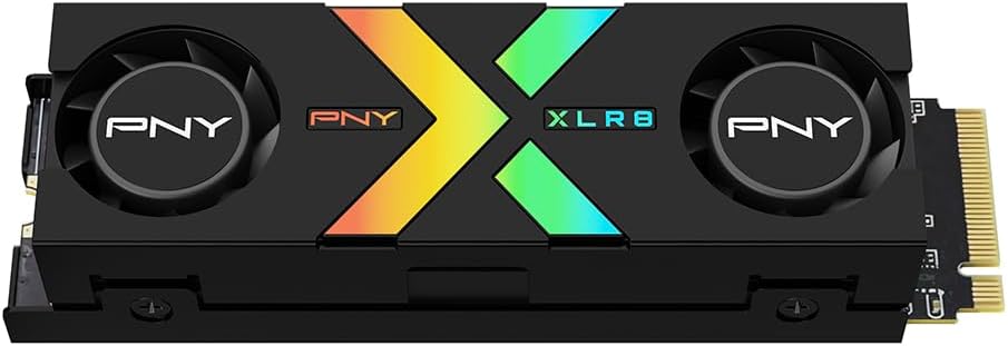 PNY XLR8 SSD M.2 NVMe 2TB RGB Dissipatore Gen5 Gaming