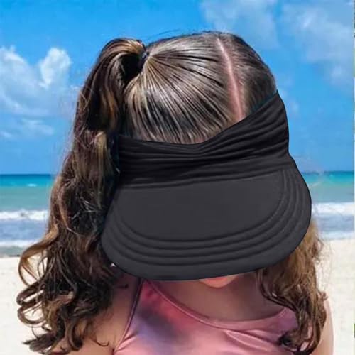 Kids Girls Boys Packable Hat Outdoor Sports Golf Visor Hats Kids Summer Baseball Volleyball Tennis Sun Hat Breathable2