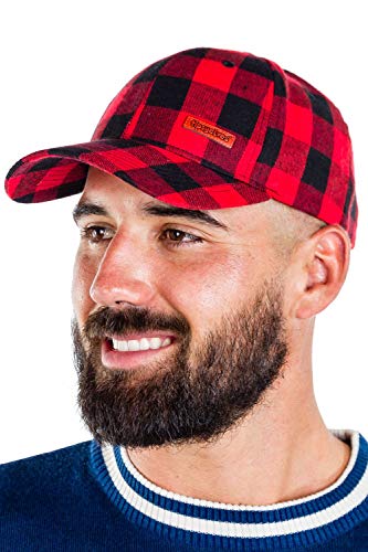 Tipsy Elves Buffalo Plaid Baseball Hat - Plaid Christmas Hats For Men & Women #TOP23
