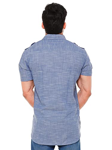 Image of Mens Cotton Linen Half Sleeve Plus Size Short Kurta