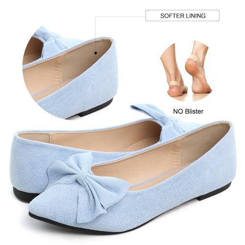 Image of Dear Time Women's Ballet Flats Dress Ballet Shoes Slip on for Office Work Comfortable Shoes