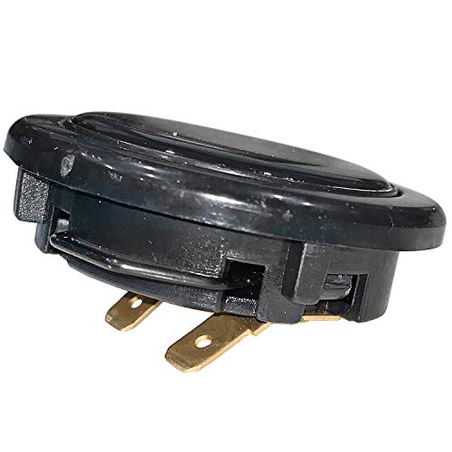 Modengzhe Universal Fit Red Plastic Cover 6-Bolts Steering Wheel Horn Button For Auto Car, 85Mm Diameter #TOP5