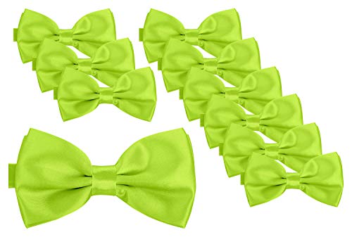 Nœud papillon homme lot de 10 accessoires réglables multicolores pour costume