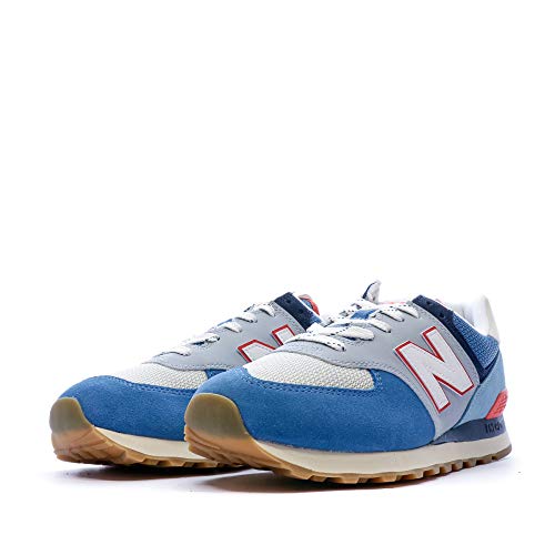 Image of New Balance Men's 574 V2 Core Sneaker, Mako Blue /Turtledove, 10.5 M