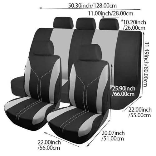 Housse siege voiture Ford Ecosport 2019-2026 rouge couvre sieges