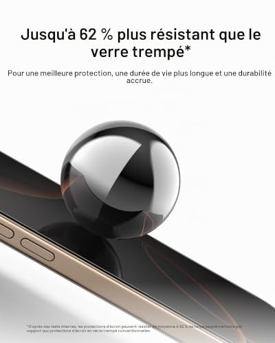 Belkin InvisGlass iPhone 16 Pro eviter rayures bris ecran - 5