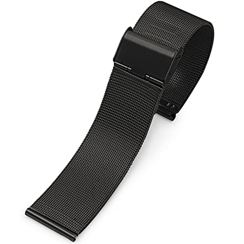 Stainless Steel Watch Band 8/10/12/13/14/15/16/17/18/19/20/21/22/23/24mm Silver Mesh Watchband 304 Stainless Steel Strap