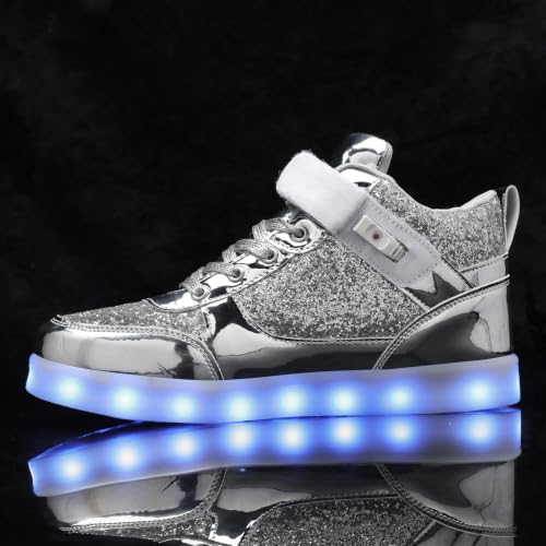 Image of YuanRoad Unisex LED Shoes Light Up Sneakers with USB Charging Dancing Shoes