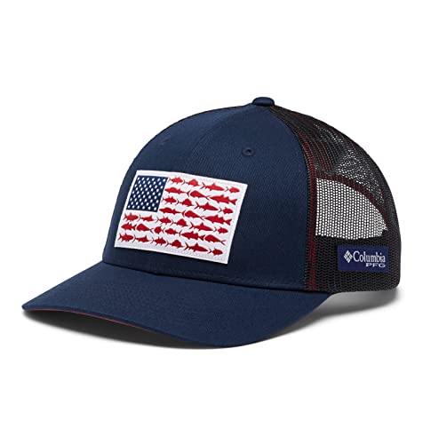 Image of Columbia Unisex Adult PFG Logo Mesh Ball Cap