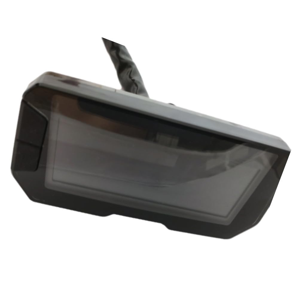 Velocímetro y tacómetro digital LCD motocicleta 12V, rango 0 a 12000 RPM.