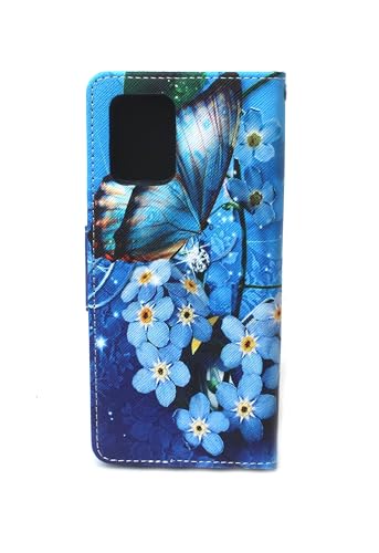 Image of Sharp Icon flip Cover for Oneplus 11R 5G Designer Fancy Printed Wallet flip case Cover - Blue Butterfly