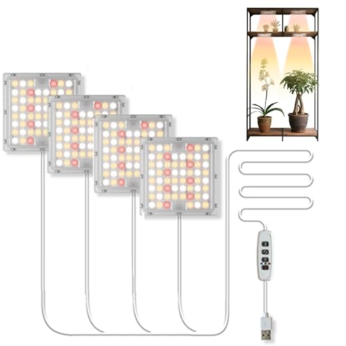 Pflanzenlampe LED Vollspektrum Wasserdicht,Pflanzenlicht für...