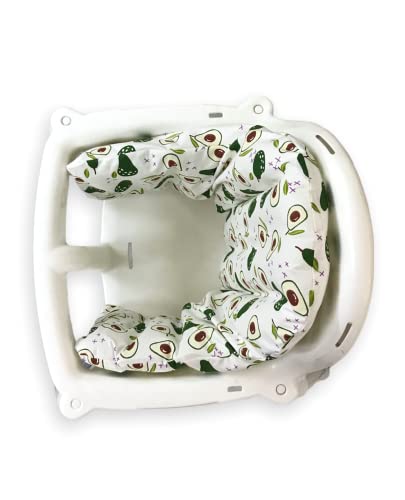 Image of High Chair Cover for IKEA Antilop,Cotton Cover for Inflatable Cushion, Cushion Cover as High Chairs Accessories for Babies and Toddlers, It is Only Cover! (Avocado)
