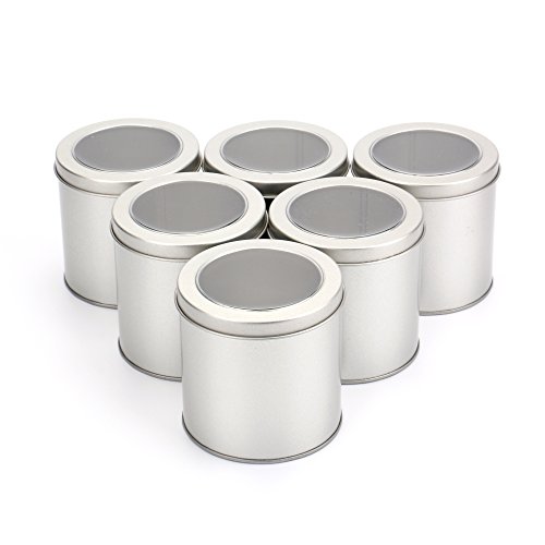 Tosnail Theeblikjes, 9 x 9 x 9 cm.