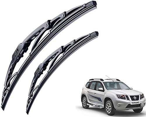 Image of WolkomHome High Performance OE Car Wiper Blade Replacement set of 2 Pc Right 20 inch Left 20 inch for Nissan Terrano