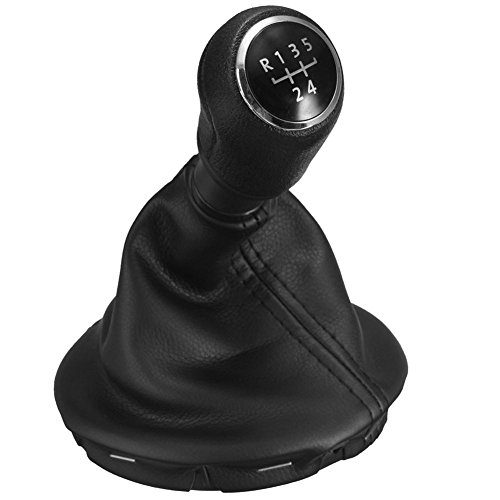 Dacvgog Pomo de palanca de cambios de goma para Transporter T5 T5.1, color negro
