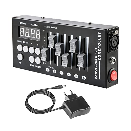 54 Canaux Mini Contrôleur de Iumière DMX 512 Console de lumière de Scène DJ Disco Contrôleur de lumière DMX 512