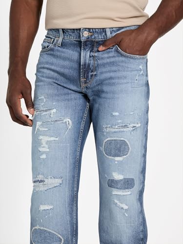 GUESS Men's Eco Mason Patch Jeans4