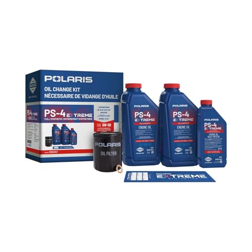 Polaris PS4 Oil Change Kit for RANGER GENERAL & RZR Models - 2890057