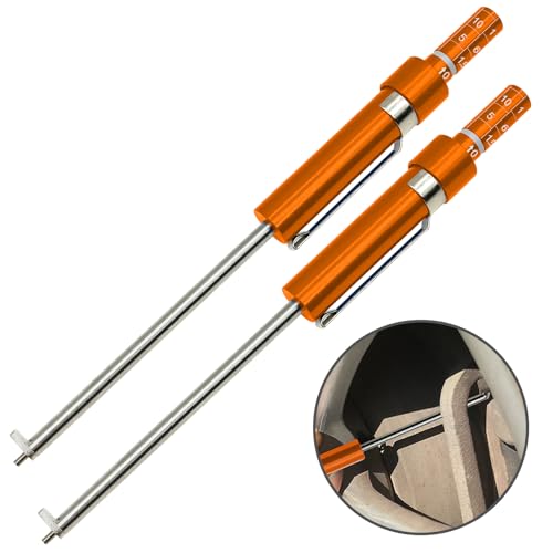 THIKPO Car Brake Pad Thickness Gauge Measure Tool,1.5mm-11mm with Scale,Brake