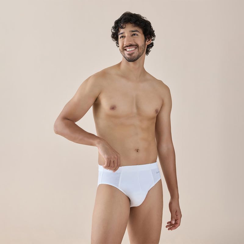 Image of GLOOT Men's Cotton Solid Briefs
