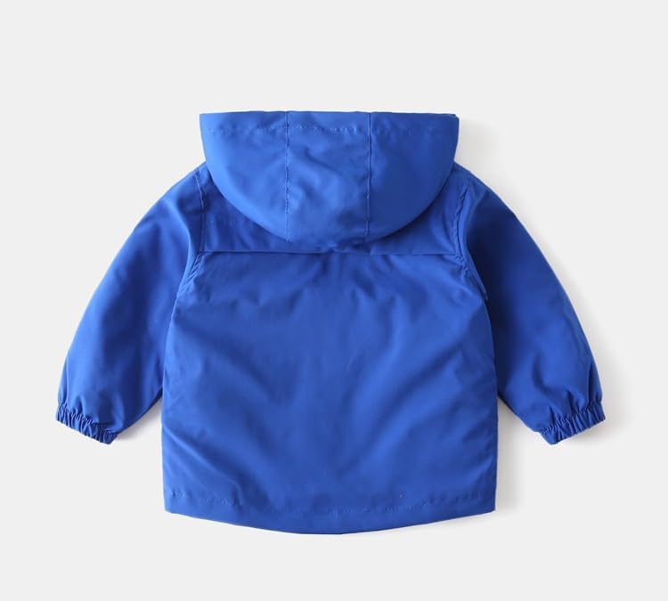 Gyaimxfu Veste De Pluie Enfant Softshell Imperméable - Coupe-Vent Légère Avec Capuche Pour Garçons Et Filles