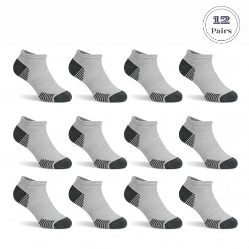 Image of No Show Socks Mens Low Cut Athletic Running Casual Liner Socks.