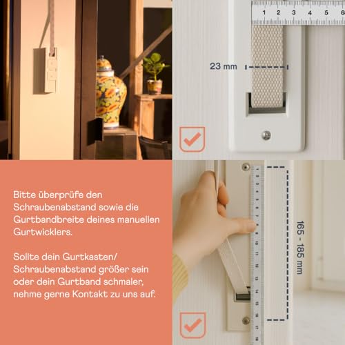 HOMEPILOT - RolloTron Pure | Motor eléctrico para persianas enrollables. Accesorio Smart Home - ¡también apto para instalaciones posteriores! Capacidad de carga: 45 kg - imagen 4