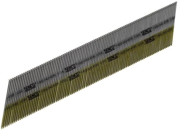 Senco DA17EPBN 1-1/2" Bright 15-Gauge Angled Finish Nails - 4000 per Package
