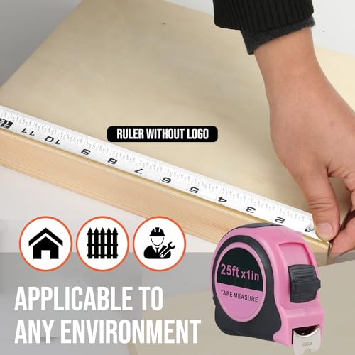 Cinta métrica retráctil Lichamp 25 pies, pack de 2 miniatura 2