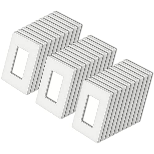 Hottest Sales [30 Pack] BESTTEN 1Gang Screwless Wall Plate, USWP4