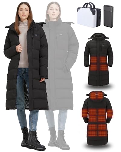 Women's Heated Winter Jacket with 16-Zone Heating