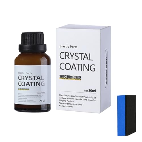 5PCS Crystal Coating for Car Plastic Parts,Automotive Multifunctional Plastic Parts Crystal Coating,Crystal Coating Plastic Restorer Renovator,Automobile Coating Crystallization Restore Agent (1PCS)