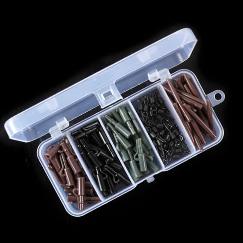Kit de pesca para carpa con 120 piezas en caja miniatura 5