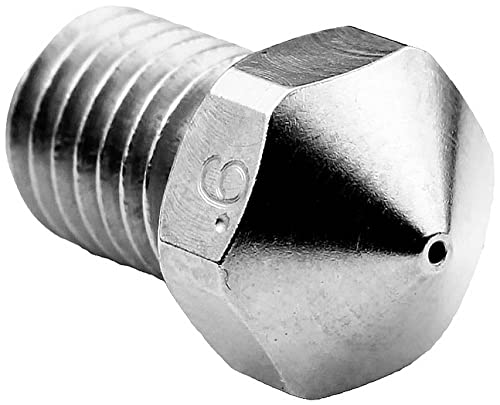 Micro-Swiss Plated A2 Tool Steel Wear Resistant Nozzle for Dremel Digilab 3D45 3D Printer Idea Builder 3D Printer (.6mm)