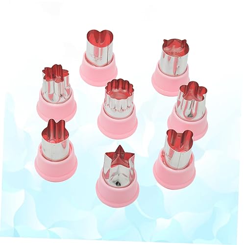 Hoement 8-teiliges Gemüse Und Obst Ausstecher Satz Edelstahl Formen Für Kekse Plätzchen Diy Backwerkzeuge Mit Stern Herz Tierformen