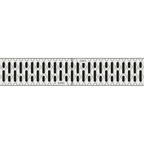 Vodaland - 4 Inch Trench Drain System With Grate - Ivory Color - Easy 2 Channel (1) #TOP3