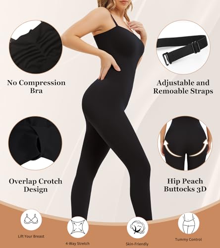 Strapless Shapewear Jumpsuit for Women Tummy Control, Seamless Full Body Shaper Bodysuit Under Dress2